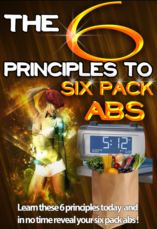 Product picture 6 principals to six pack abs (with PLR) 